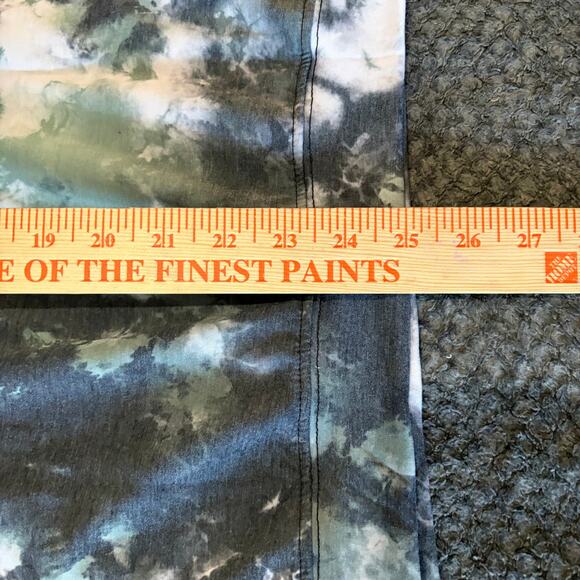 Onzie Flow Boyfriend Sweatshirt OS Evergreen Tie Dye High Low Comfy Cozy NWT - Picture 5 of 8